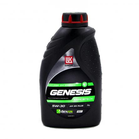 ЛУКОЙЛ GENESIS ARMORTECH DX1 5W30 (1L) масло мотор.! синт.\ SN PLUS/SN-RC, ILSAC GF-5, dexos1 Gen 2